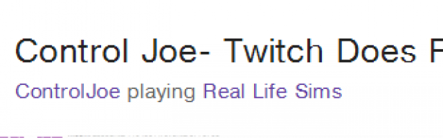 Twitch Does Reality